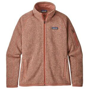 Patagonia Better Sweater Full Zip Women’s Medium Pink Coral‎ EUC